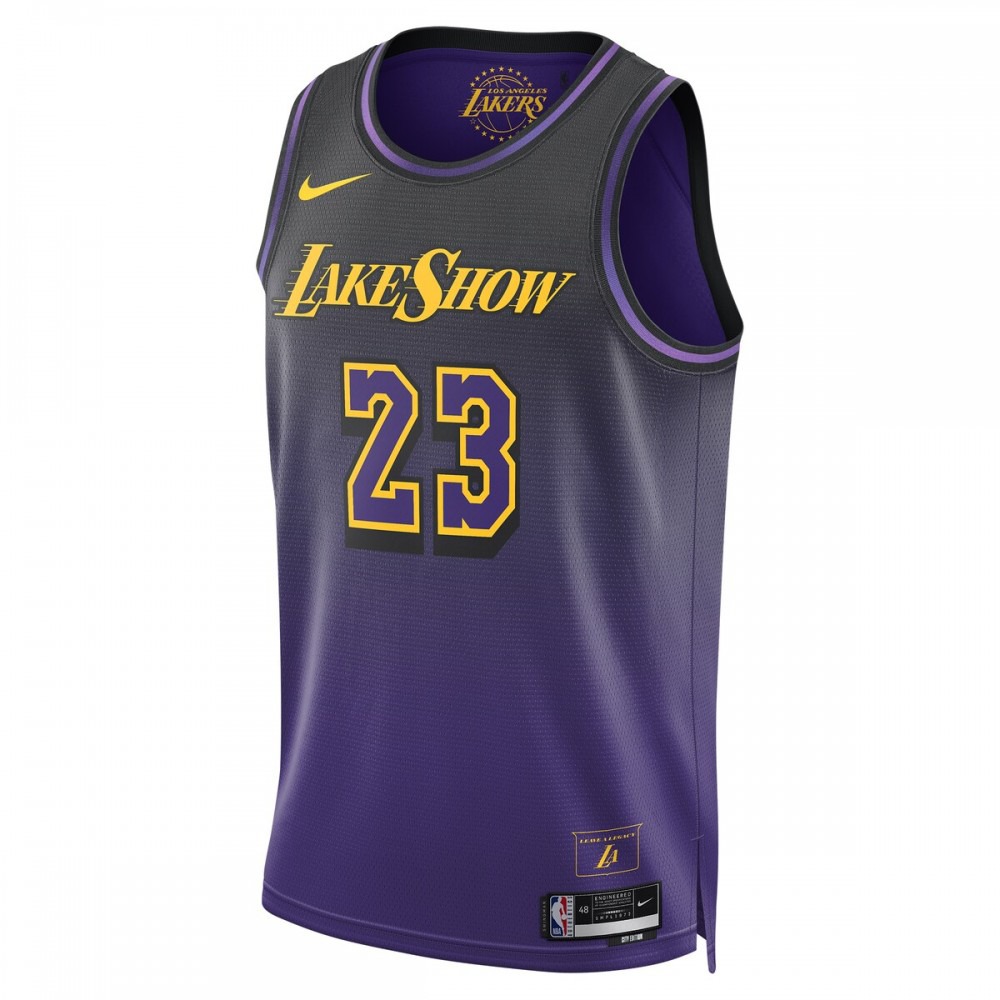 LeBron James Los Angeles Lakers Unisex 2024/25 Swingman Player Jersey - City Edition - Purple-Pro Kit Vault | Brand New 26/27 Sports Jerseys